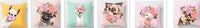 HKM-758291 Cute Animal Pillow Cover - 45cm x 45cm Digital Print Front with Plain Back