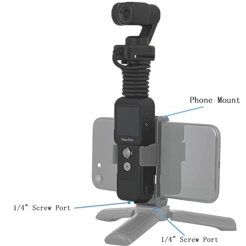 HKM-758419 Compact 4K HD Pocket Gimbal Vlog Camera with Magnetic Suction and 4X Electronic Zoom