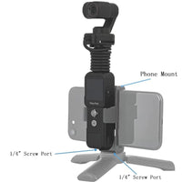 HKM-758419 Compact 4K HD Pocket Gimbal Vlog Camera with Magnetic Suction and 4X Electronic Zoom