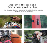 HKM-758419 Compact 4K HD Pocket Gimbal Vlog Camera with Magnetic Suction and 4X Electronic Zoom