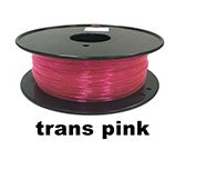 HKM-758419 Flexible Transparent Filament for 3D Printers - Multiple Colors Available, 265m Length