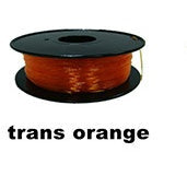 HKM-758419 Flexible Transparent Filament for 3D Printers - Multiple Colors Available, 265m Length