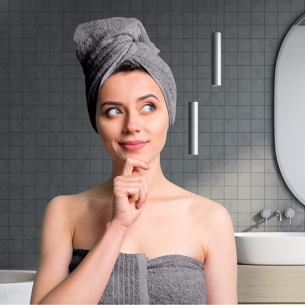 HKM-758483 Soft Cotton Bath Towel - Quick-Drying, Absorbent & Stylish in Multiple Colors