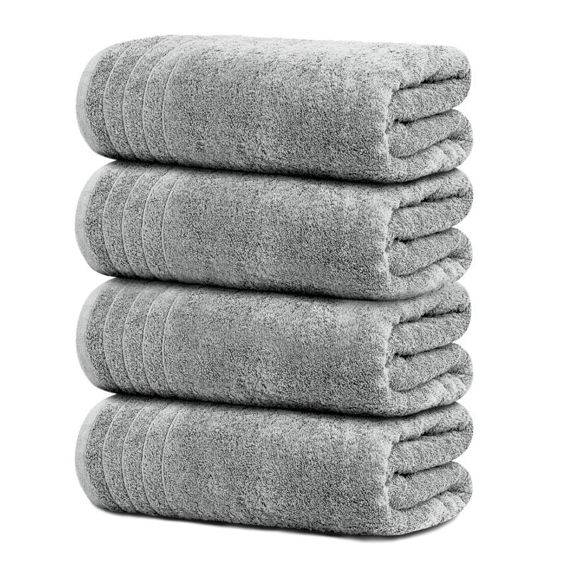 HKM-758483 Soft Cotton Bath Towel - Quick-Drying, Absorbent & Stylish in Multiple Colors