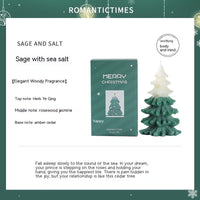 HKM-758675 Limited Edition Christmas Aromatherapy Candle - Soy Wax, 35H Burn Time, Multiple Fragrance Options