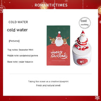 HKM-758675 Limited Edition Christmas Aromatherapy Candle - Soy Wax, 35H Burn Time, Multiple Fragrance Options