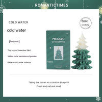 HKM-758675 Limited Edition Christmas Aromatherapy Candle - Soy Wax, 35H Burn Time, Multiple Fragrance Options