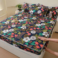 HKM-758867 Class A Waterproof Quilted Fitted Sheet for Leakage Protection - Multiple Sizes Available