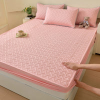 HKM-758867 Class A Waterproof Quilted Fitted Sheet for Leakage Protection - Multiple Sizes Available