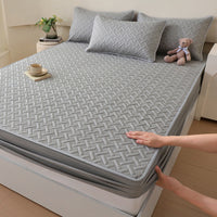 HKM-758867 Class A Waterproof Quilted Fitted Sheet for Leakage Protection - Multiple Sizes Available