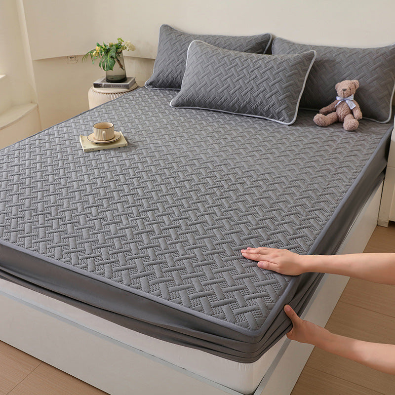 KTX-758867 Class A Waterproof Quilted Fitted Sheet for Leakage Protection - Multiple Sizes Available