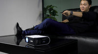 HKM-758931 HD WiFi Wireless Projector with 1080p Support, 4.0" LCD Display, 30,000 Hours Lifespan, Versatile Input/Output Options