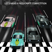 HKM-759059 High-Speed 2.4GHz Remote Control Drift Car 1/20 Scale 4WD with LED Lights - Ideal for Indoor and Outdoor Racing