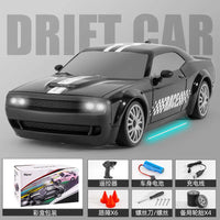 HKM-759059 High-Speed 2.4GHz Remote Control Drift Car 1/20 Scale 4WD with LED Lights - Ideal for Indoor and Outdoor Racing