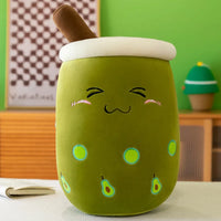 HKM-759315 Boba Milk Tea Plush Doll – Soft Stuffed Toy for Sofa Decoration, Stress Relief, Available in Various Sizes