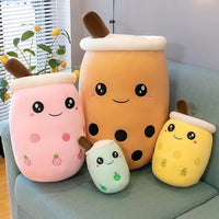 HKM-759315 Boba Milk Tea Plush Doll – Soft Stuffed Toy for Sofa Decoration, Stress Relief, Available in Various Sizes