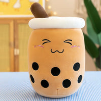 HKM-759315 Boba Milk Tea Plush Doll – Soft Stuffed Toy for Sofa Decoration, Stress Relief, Available in Various Sizes
