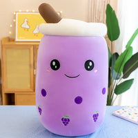 HKM-759315 Boba Milk Tea Plush Doll – Soft Stuffed Toy for Sofa Decoration, Stress Relief, Available in Various Sizes