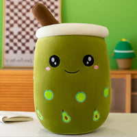 HKM-759315 Boba Milk Tea Plush Doll – Soft Stuffed Toy for Sofa Decoration, Stress Relief, Available in Various Sizes