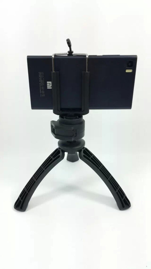 HKM-759443 Adjustable Portable Tripod Stand for Cellphones and Cameras - Compatible with Various Models