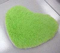 HKM-759443 Thickened Heart-Shaped Non-Slip Bath and Living Room Mat - 30x40cm Polyester Carpet