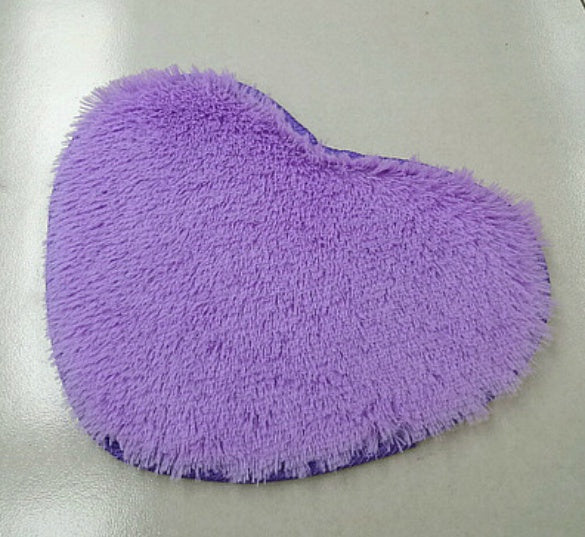 HKM-759443 Thickened Heart-Shaped Non-Slip Bath and Living Room Mat - 30x40cm Polyester Carpet