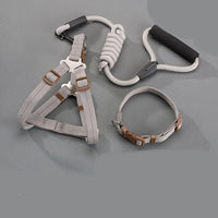 HKM-759571 Durable Denim Pet Chest Harness - Adjustable Sizes for Dogs XS to L