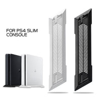 HKM-759571 PS4 Slim Console Bracket for PS4/PS4 Pro - Durable ABS Material with USB Interface