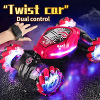 HKM-759635 Hand Gesture Sensing Remote Control Drift Car with 360 Rotation and LED Lights for Kids