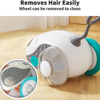 HKM-759827 Interactive Cat Toys For Indoor Cats With Upgraded Rechargeable Joystick Remote Control Smart Automatic Moving Cat Toys With Kitten Toys For All Breeds Of Bored Cat Exercise-Blue
