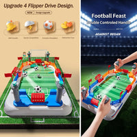 HKM-760019 Interactive Mini Soccer Table Game for Kids and Adults - Plastic Football Field Fun