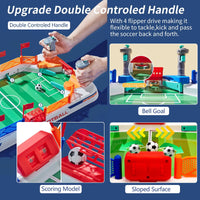 HKM-760019 Interactive Mini Soccer Table Game for Kids and Adults - Plastic Football Field Fun
