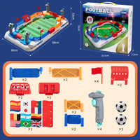 HKM-760019 Interactive Mini Soccer Table Game for Kids and Adults - Plastic Football Field Fun