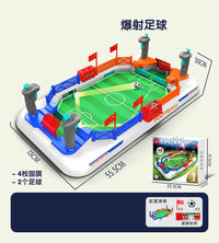 HKM-760019 Interactive Mini Soccer Table Game for Kids and Adults - Plastic Football Field Fun