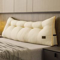 HKM-760019 Triangle Backrest Pillow with Floral and Leaf Patterns, Soft Sanding Material, Various Sizes Available