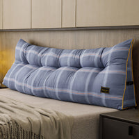 HKM-760019 Triangle Backrest Pillow with Floral and Leaf Patterns, Soft Sanding Material, Various Sizes Available