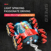 HKM-760211 2.4G Gesture Control Stunt Drift RC Car with Lights & Music - 360 Rotation, Indoor/Outdoor Fun