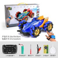 HKM-760211 2.4G Gesture Control Stunt Drift RC Car with Lights & Music - 360 Rotation, Indoor/Outdoor Fun