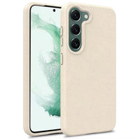 HKM-760467 Biodegradable Wheat Straw Phone Case for Samsung S23 Series – Anti-Abrasion and Anti-Fingerprint