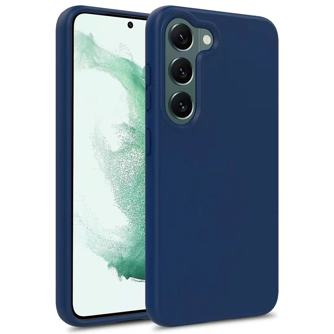 HKM-760467 Biodegradable Wheat Straw Phone Case for Samsung S23 Series – Anti-Abrasion and Anti-Fingerprint