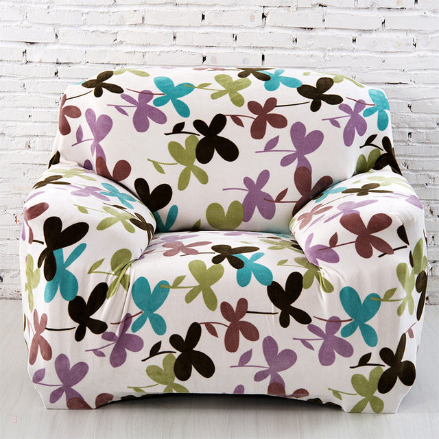 HKM-760595 Elastic Non-Slip Plush Sofa Cover in Various Colors