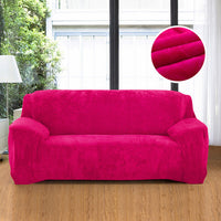 HKM-760595 Elastic Non-Slip Plush Sofa Cover in Various Colors