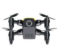 HKM-760723 Micro Foldable RC Drone with 3D Steering Wheel Remote and WiFi Camera Control for Kids