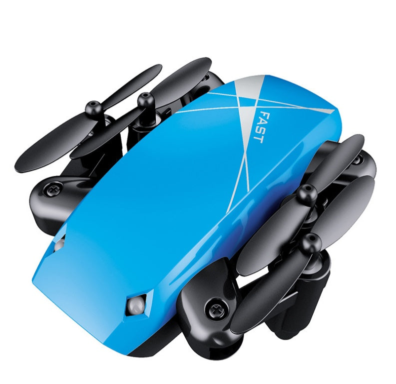 HKM-760723 Micro Foldable RC Drone with 3D Steering Wheel Remote and WiFi Camera Control for Kids