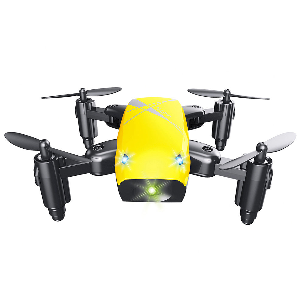 HKM-760723 Micro Foldable RC Drone with 3D Steering Wheel Remote and WiFi Camera Control for Kids