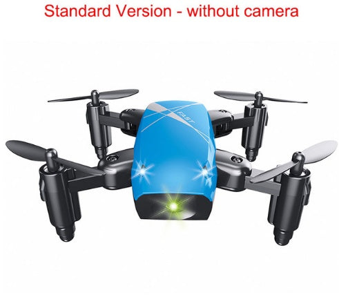 HKM-760723 Micro Foldable RC Drone with 3D Steering Wheel Remote and WiFi Camera Control for Kids
