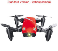 HKM-760723 Micro Foldable RC Drone with 3D Steering Wheel Remote and WiFi Camera Control for Kids