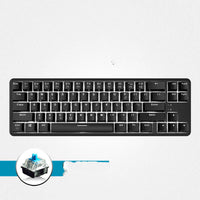 HKM-760723 Wireless Bluetooth Mechanical Keyboard with 87 Keys - Dual Mode RGB for Office and Gaming