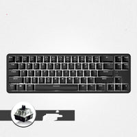 HKM-760723 Wireless Bluetooth Mechanical Keyboard with 87 Keys - Dual Mode RGB for Office and Gaming