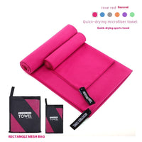 HKM-760787 Ultra-Absorbent Double-Sided Velvet Quick-Drying Sports Towel with Multiple Pocket Options